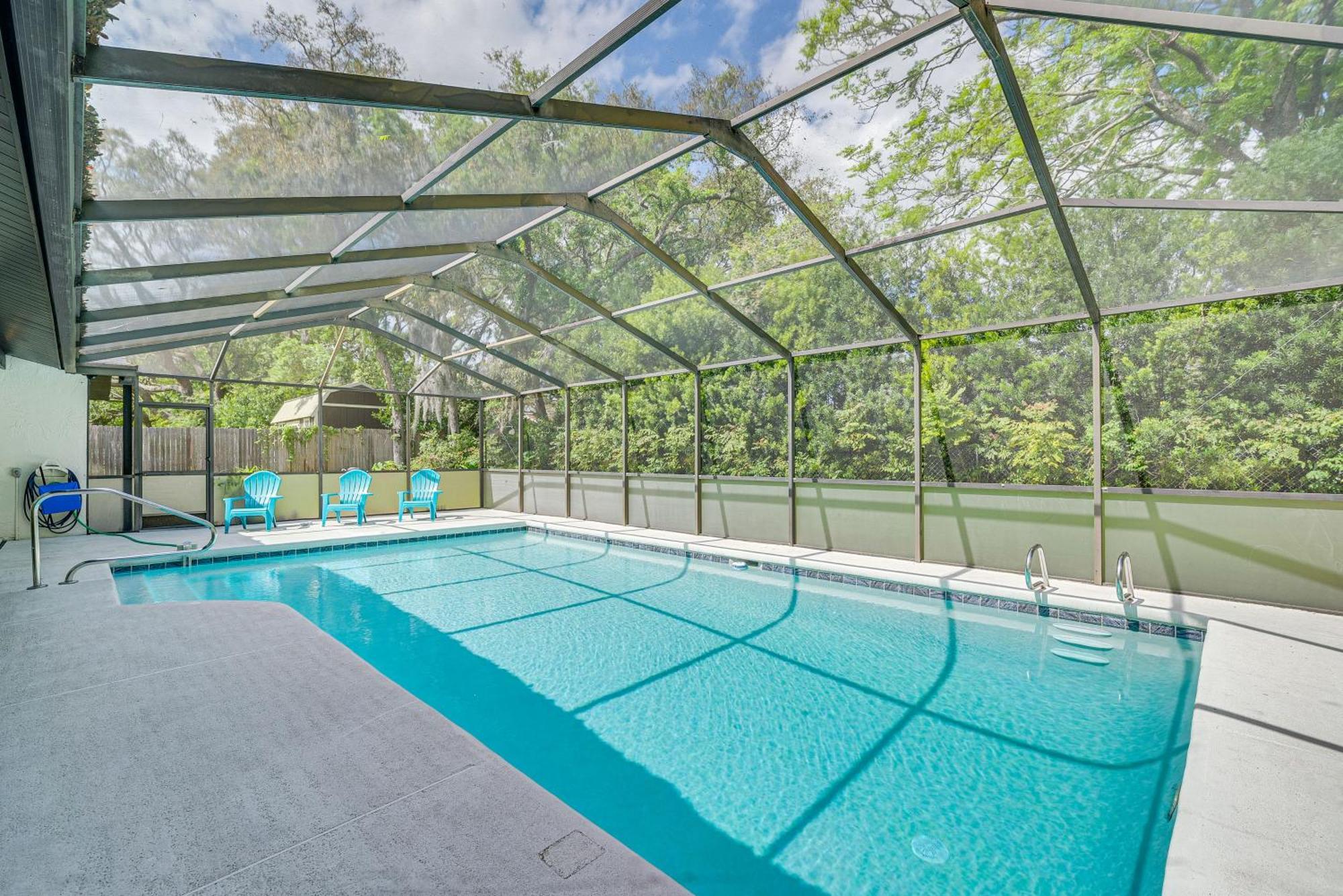 Spring Hill Retreat With Pool 7 Mi To Weeki Wachee! Vila Exterior foto